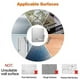 thumbnail image 4 of Ganchos adhesivos 3M resistentes para colgar en la pared, puerta, gabinete, acero inoxidable, toallero, ganchos para ropa, soportes autoadhesivos para colgar, cocina, baño, hogar, ganchos de comando,, 4 of 7