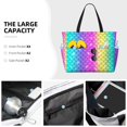 thumbnail image 3 of Fotbe Rainbow Scales2 Bolsa de Viaje para Playa - Resistente al Agua, Bolsa Tote de Gran Capacidad y Ligera con 7 Bolsillos para Mujeres y Hombres, 3 of 7