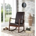 thumbnail image 2 of Bella Esprit Transitional Wood Rocking Chair with Cushion in Espresso, 2 of 2