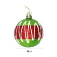 thumbnail image 6 of kiskick 20Pcs Christmas Ball Set - Durable Lightweight Christmas Tree Hanging Ball for Easy Installation - Festive Decorations, 6 of 8