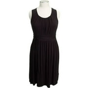 Women's Plus Pleated Jersey Dress
