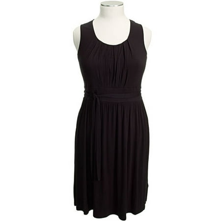 Women's Plus Pleated Jersey Dress