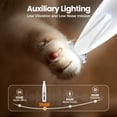thumbnail image 5 of Pet MicroPrecision Trimmer, 2026 Dog Paw Trimmer with LED Light, Waterproof Dog & Cat Hair Shaver, Rechargeable Cordless Pet Hair Clippers for Trimming Paw, Ear, Face, Butt(2PCS+18mm Cutter Head), 5 of 9