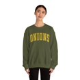 thumbnail image 4 of Onion Sweatshirt Gifts Crew Neck Shirt Long Sleeve Unisex, 4 of 7
