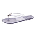 thumbnail image 3 of oqasdz Women's Slippers Thong Strap On Flip Flops Sandals Soft Sole Jelly Casual Slippers for Versatile Summer Beach Outdoor,Black, 3 of 7