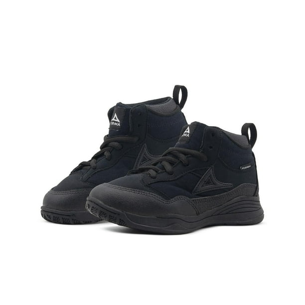 Tenis Bota Pirma Urbano Para Niño Senderismo Color Negro negro