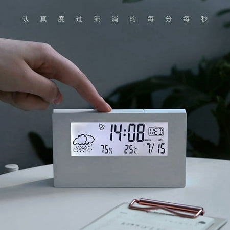 

Student Alarm Clock Intelligent Grill Stop Watch Clock Wall Candy Digital Instant Read with Stainless Long Probe School Clock Timers for Students Clock Kitchen Timer