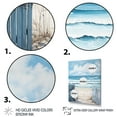 thumbnail image 3 of Designart "Coastal Simplicity Beach Fence II" Nautical & Beach Floater Framed Wall Decor, 3 of 7