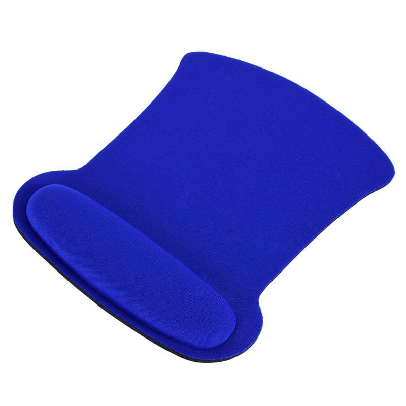 Mouse Pad, Thicken Soft Sponge Wrist Rest Mouse Pad with Wrist Rest Support Cushion, Ergonomic, Non-Slip Rubber Base, Mousepad for Home, Office & Travel, Blue