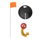 thumbnail image 3 of Ice Mini Fish Pole Wheel Flag fuerte ligero resistente a bajas temperaturas práctico invierno caña de pescar en hielo marcador de bandera para puntos de pesca en hielo para ANGGREK Otros, 3 of 8
