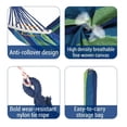 thumbnail image 4 of Outdoor And Indoor Use Hammock, Fast To Set Up Canvas Double Hammock With Matching Color Bag For Patio Garden Adventures (Wrinkle-resistant Canvas), 4 of 5