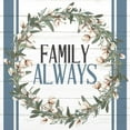 thumbnail image 2 of Allen, Kimberly 20x20 Gold Ornate Wood Framed with Double Matting Museum Art Print Titled - Family Always, 2 of 4