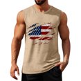 thumbnail image 1 of Mens Summer Surf Beach Tank Top Large Size Casual Breathable Sleeveless Top Loose Print Tank Top Man Shirt 2XL, 1 of 4