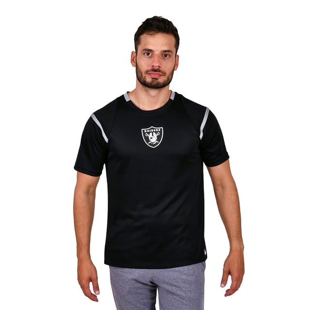 Playera para Hombre NFL Talla M Negro Raiders