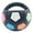 Black, variant on HAHUT The Mellow Dog Calming Ball with Handle, Interactive Football Shape Dog Toy for Dogs Playing, Water Play, Training & Outdoor Games (White)