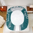 thumbnail image 5 of jejeloiu American Rugby Game Twin Sheet Sets,Gray Green Bedding For Teens 3pcs, 5 of 7
