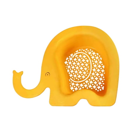 

FTjfrsbc Elephant Drain Basket for Sink Water Strainer & Gadgets Storage (Yellow)