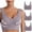 Gray, variant on Loopsun Plus Size Bras for Women, 3PC Ladies Traceless Comfortable No Steel Ring Breathable Gathering Bra Woman Underwear Watermelon Red XL