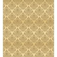 thumbnail image 3 of Ambesonne Autumn Damask Duvet Cover Sets, Oriental Theme Motifs, 2-King, Ecru and Camel, 3 of 6