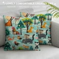 thumbnail image 3 of Nawypu Hedgehog Raccoon Fox Rabbit Owl Bat Pillow Case Decorative Throw Pillow Covers Square Cushion Covers Modern Farmhouse Pillowcase for Bed Sofa Car Chair Home Decor, 3 of 5