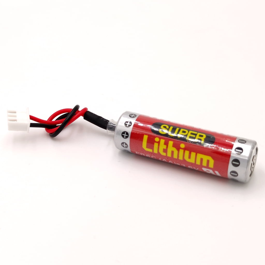 12 PACK ER6C 3.6V Battery AA Battery  for Mitsubishi FX F2-40BL with Plug