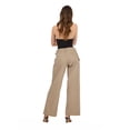thumbnail image 3 of Forever 21 Women’s Pants with Side Zip Pocket and Belt Straps Utility Casual Trend Style, 0-14, 3 of 6