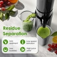 thumbnail image 3 of Masticating Slow Cold Press Juicer with Extra Wide Feed Chute for Vegetables and Fruits, 3 of 7