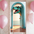 thumbnail image 4 of Colorful Dinosaur Birthday Party Banner Kids Decoration Backdrop Adventure Theme for Kids Room Nursery Educational Decor, 4 of 9