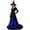 Blue, variant on Witch Dress For Women Long Sleeve V Neck Slim Fit Halloween Dresses Medieval Renaissance Gothic Vampire Costumes