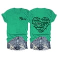 thumbnail image 4 of kaondbfi Summer Tops for Women Mama Shirts for Women Short Sleeve Letter Printed Graphic Mom Gifts Tee Shirts Womens Essentials Fashion Clothing, 4 of 9