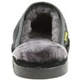 thumbnail image 2 of Old Friend Men's Sheepskin Full Grain Trim Scuff Slippers 421216-L EE Blk, 2 of 3