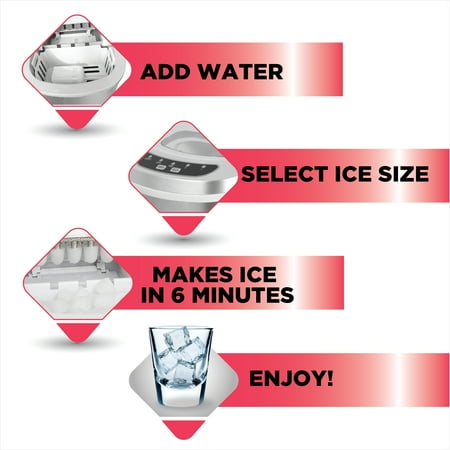 Frigidaire - 26-Lb. Compact Ice Maker