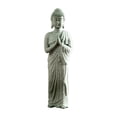 thumbnail image 3 of Ornement de Jardin Debout Bouddha Pierre en Résine Effet Zen Statue Extérieure Intérieure, 3 of 8