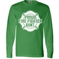 thumbnail image 3 of Inktastic Proud Firefighter Aunt WHT Long Sleeve T-Shirt, 3 of 5