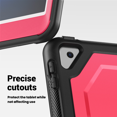 thumbnail image 6 of Tablet Case for Apple iPad 7th/8th/9th Generation 10.2-in Shockproof Rugged Cover with Rotating Stand & Pencil Holder, 6 of 8