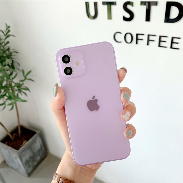 Funda de PP mate ultrafina para iPhone 13 12 11 14 Pro Max XR X XS 6 7 8 Plus SE Mini de lujo a prueba de golpes delgada transparente Funda dura Tan Jianjun unisex