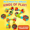 thumbnail image 2 of Play Tent Playz para niños, 7 unidades, con 1 piscina de bolas grande y 3 túneles de juego, 2 of 9