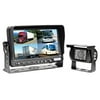 7" D-SERIES TFT LCD Digital Quad View Color Monitor with camera