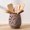 16096-Purple, variant on Farmhouse Kitchen Utensil Holder For Countertop Ceramic Large Cooking Crock With Cork Mat Decorative Rustic Counter Hollow Carving Flower Blue