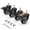 M10 x 1.5 x 25mm, variant on Castor Wheels 50mm Total Locking Stem Castors Set of 4 Heavy Duty, M8 x 1.25 x 25mm (Stem Diameter 8mm, Length 25mm) Threaded Casters with Brakes Trolley Furniture Swivel Caster Wheels
