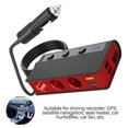 thumbnail image 2 of Cargador De Coche Usb Adaptador De Encendedor De Cigarrillos Multipropósito Adaptador De Cargador De Coche Fácil De Usar Con 3 Encendedores De Cigarrillos Pantalla De Voltaje De Interruptor seitruly VI006498-00, 2 of 6