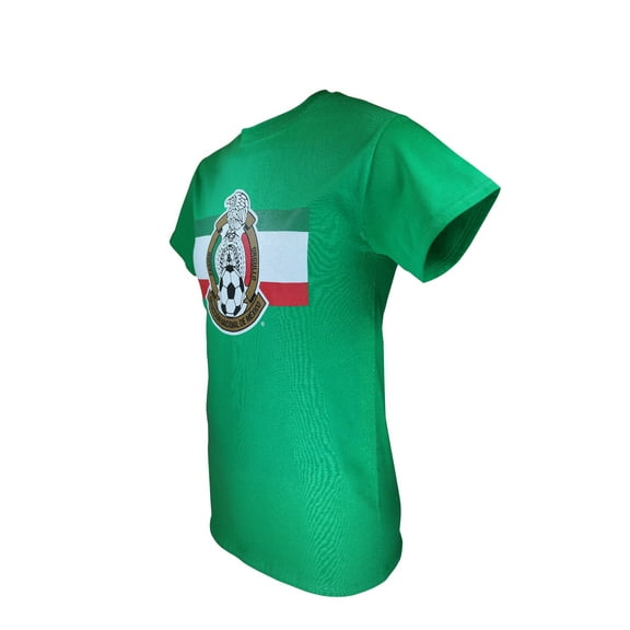 Icon Sports Men Mexico National Soccer Team Officially Soccer T-Shirt Cotton Tee -10 Small