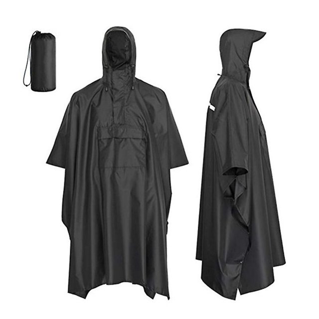 Chaqueta Poncho De Lluvia Abrigo Con Capucha Para Adultos