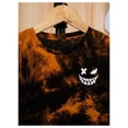 thumbnail image 3 of Camiseta SweatyRocks para niño con estampado Tie Dye Naranja 10Y, 3 of 6