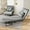 Grey, variant on Folding Sofa Bed 3-in-1 Convertible Chair - 5-Position Adjustable Backrest with Pillow for Living Room, Bedroom & Office (Grey)