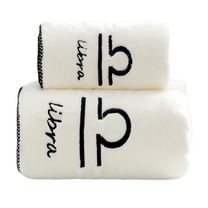 Qocolhg Cotton Bath Towel Hand Towel - Soft Bath Towels for Bathroom Thick Bath Towels Set Absorbent Quick Dry Oversized Bath Towels for Adults Home Gym Pool Shower Large Towel for Bathroom, White