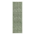 thumbnail image 3 of Unique Loom Trellis Shag Collection Area Rug - Traditional (2' x 6' 9" Runner Green), 3 of 10