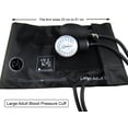 thumbnail image 5 of EMI EBL-430 Sprague Rappaport Stethoscope and Large Adult Manual Aneroid Sphygmomanometer Blood Pressure Cuff - Black, 5 of 6