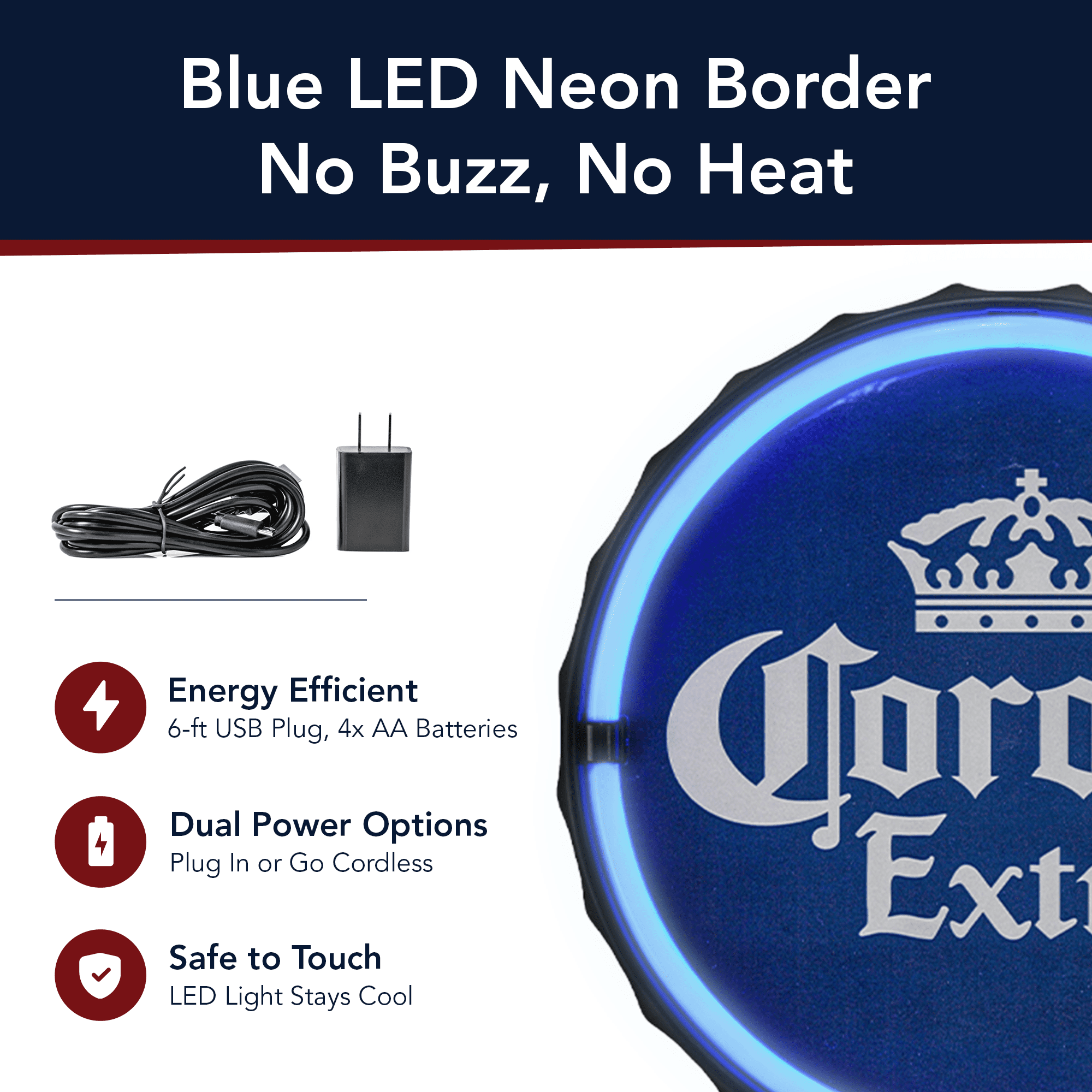 Corona Extra LED 看板　インテリア CORONA EXTRA LED Neon Light Sign for Bar, Bar Store Wall