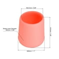 thumbnail image 2 of 4 Pcs Silicone Fishing Rod Butt Cushion Protector Cap, Small, Pink, 2 of 6